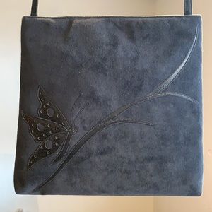 Vintage Reva Ultra Suede Butterfly Purse